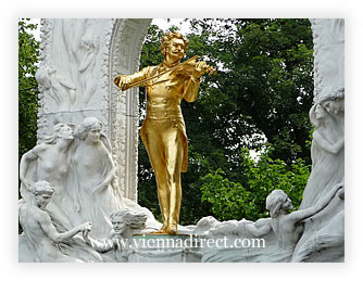 Strauss Statue in the Stadtpark, Vienna