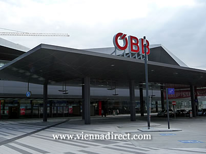 The Vienna Hauptbahnhof Entrance