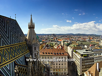 Vienna from St Stephen's Cathedral